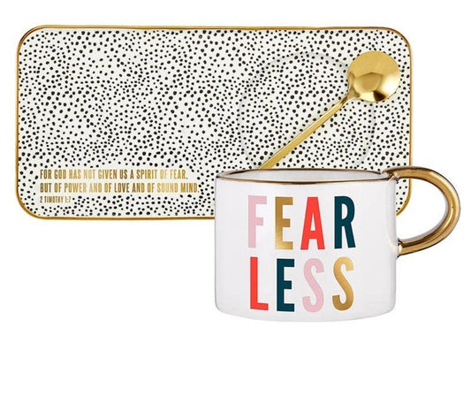 Fearless Mug and Tray Set